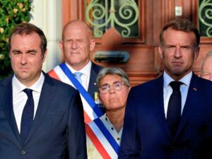 Il nuovo primo ministro francese Sebastien Lecornu e il presidente Emmanuel Macron