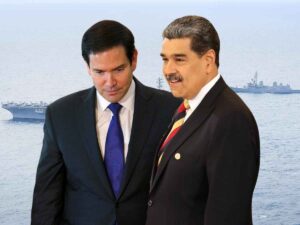Marco Rubio e Nicolas Maduro