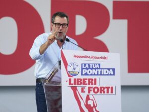Matteo Salvini a Pontida 2025