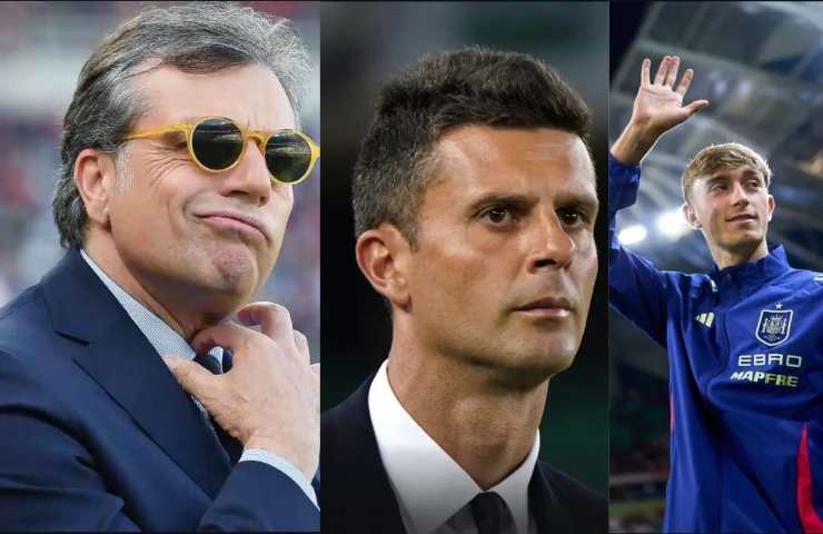 Collage Motta, Giuntoli e Huijsen