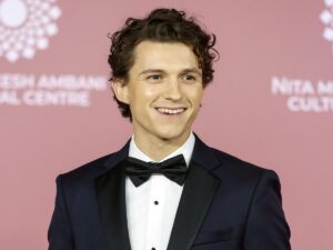 Tom Holland a un photocall