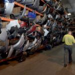 Una fabbrica di pezzi di automobili
