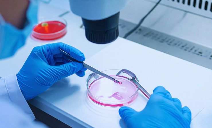 studio al microscopio