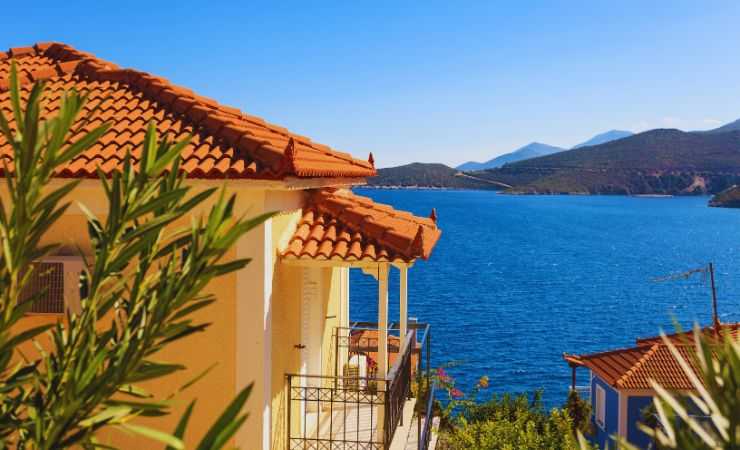 una casa sul mare