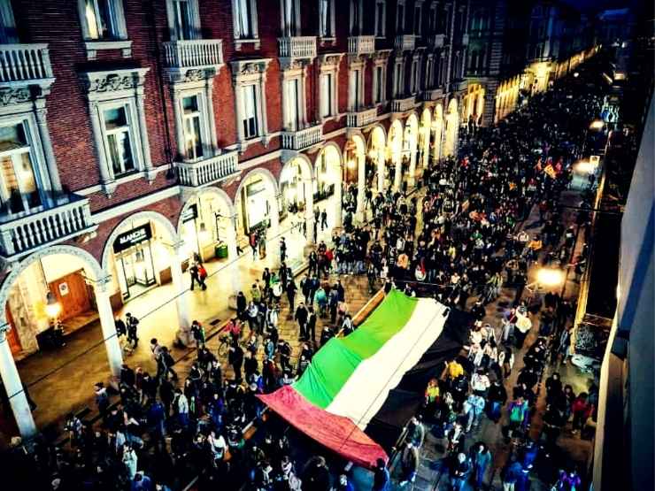 Manifestazione pro Palestina in Italia