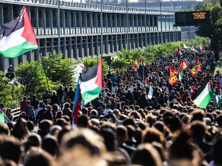 Sciopero generale per Gaza in Italia