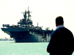 Una nave della Marina statunitense