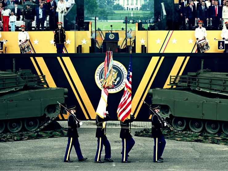 Una parata dell'Esercito Usa