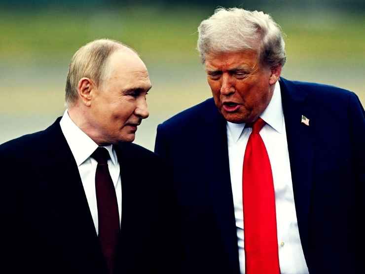 Vladimir Putin e Donald Trump in Alaska