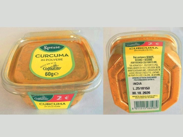 curcuma in polvere marchio colfiorito