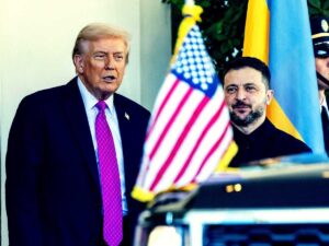 Donald Trump e Volodymyr Zelensky