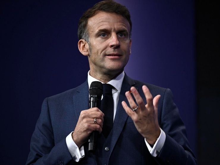 Il presidente francese Emmanuel Macron