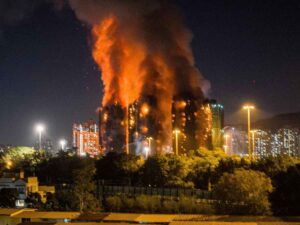 Incendio ad Hong Kong