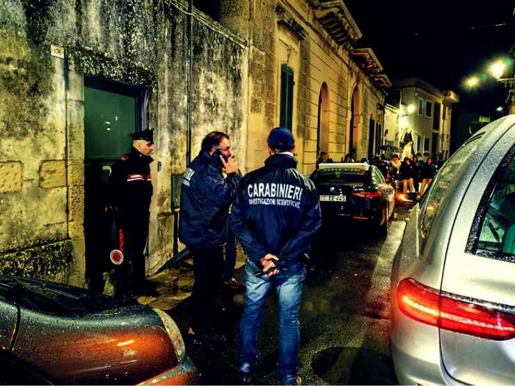 Intervento dei carabinieri a Calimera