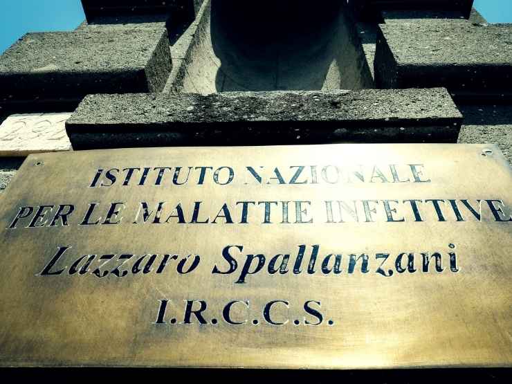 L'ospedale Spallanzani a Roma