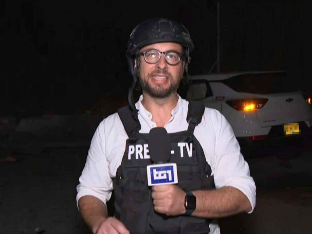 Un inviato del Tg1