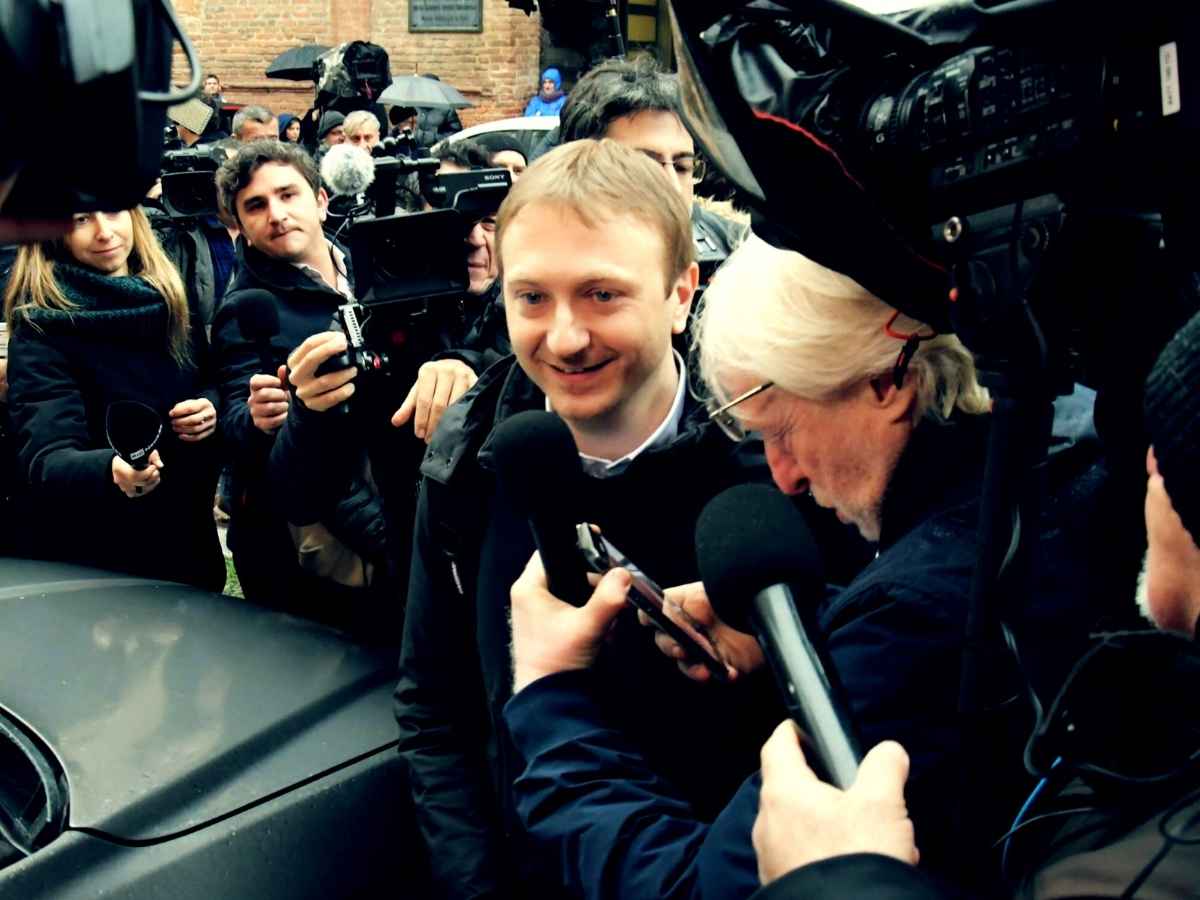 Alberto Stasi in Tribunale a Pavia