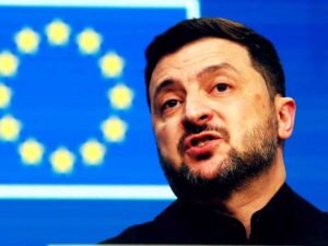 Il presidente ucraino Volodymyr Zelensky