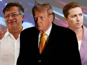 Gustavo Petro, Donald Trump e la premier danese