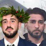 Jonathan Rivolta e Adamo Massa, sullo sfondo la villetta di Lonate Pozzolo