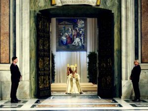 Papa Leone XVI chiude la Porta Santa