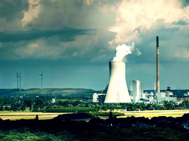 Una centrale nucleare