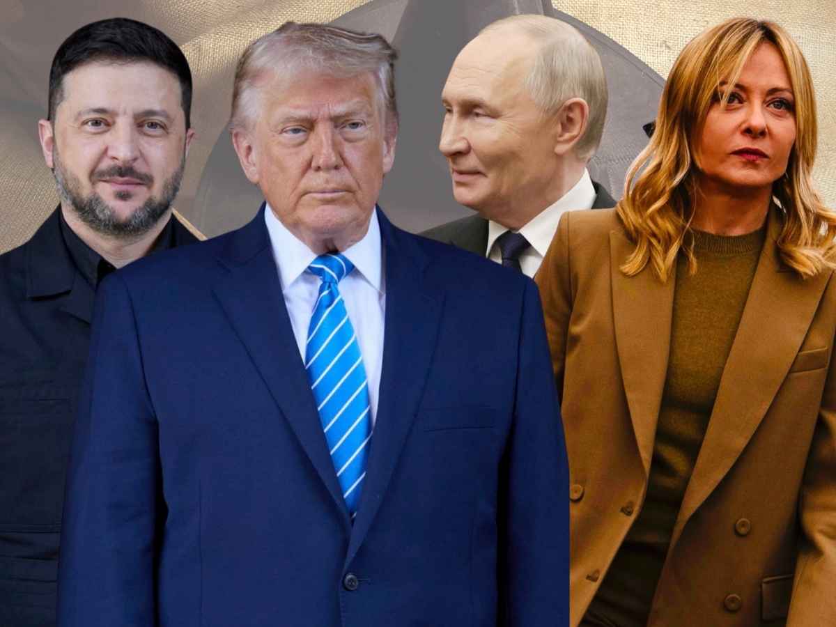 Zelensky, Trump, Putin e Meloni
