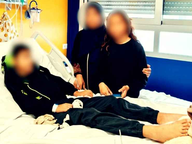 Bambino di Gaza a Napoli