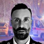 Carmelo Cinturrino, sullo sfondo il boschetto di Rogoredo