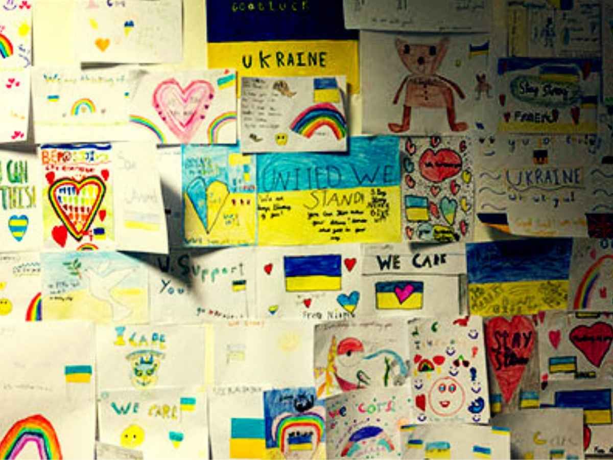 Guerra in Ucraina, i disegni dei bambini