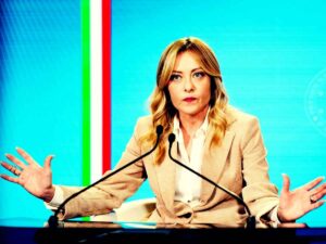 La premier Giorgia Meloni
