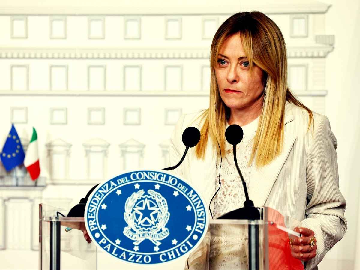 La premier Giorgia Meloni