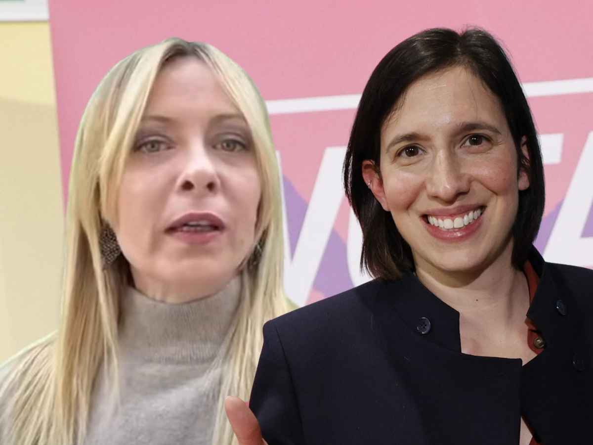 Giorgia Meloni ed Elly Schlein