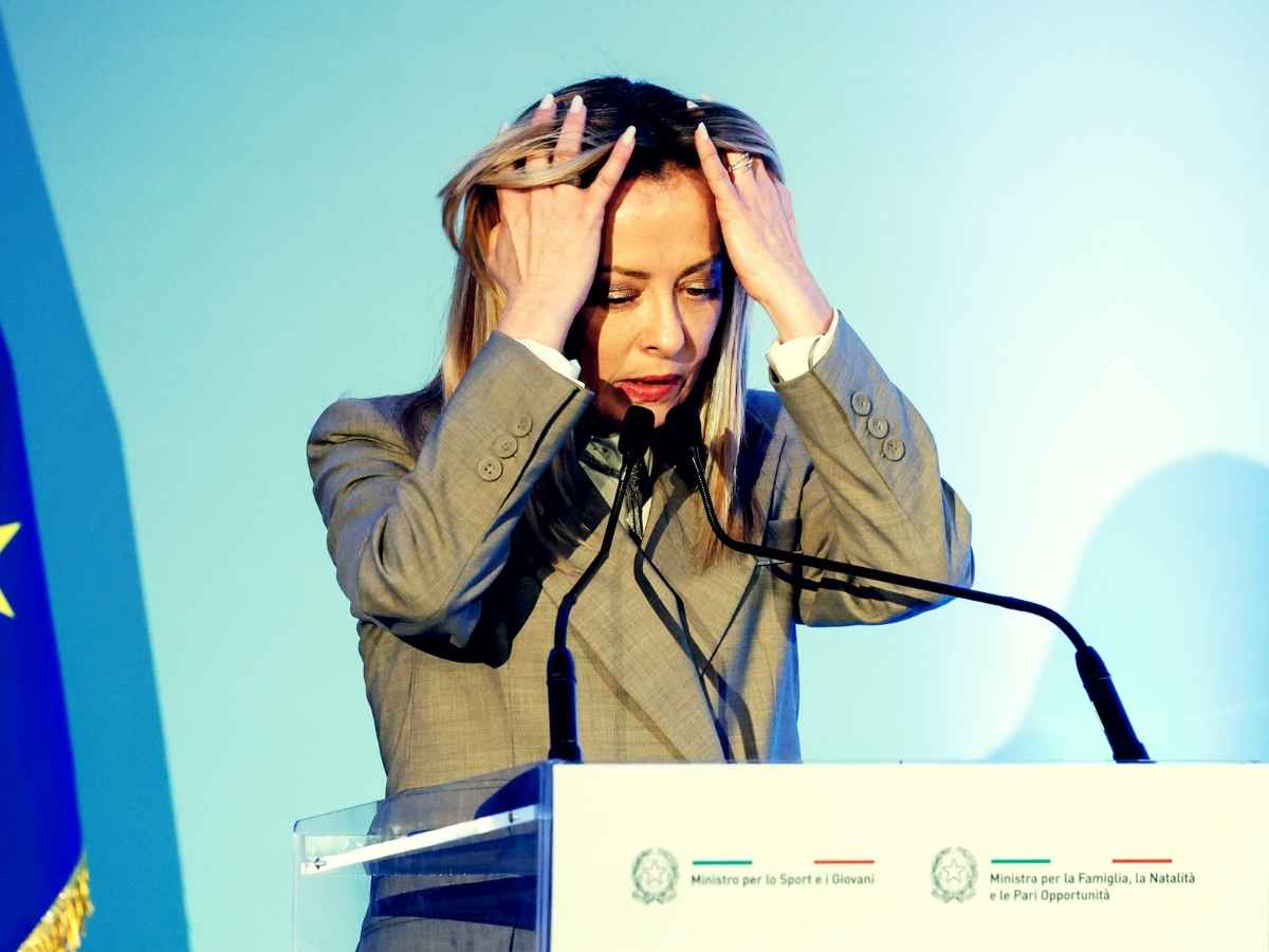 La premier Giorgia Meloni