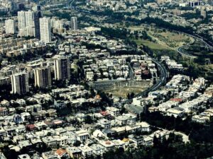 Veduta di Teheran dall'alto
