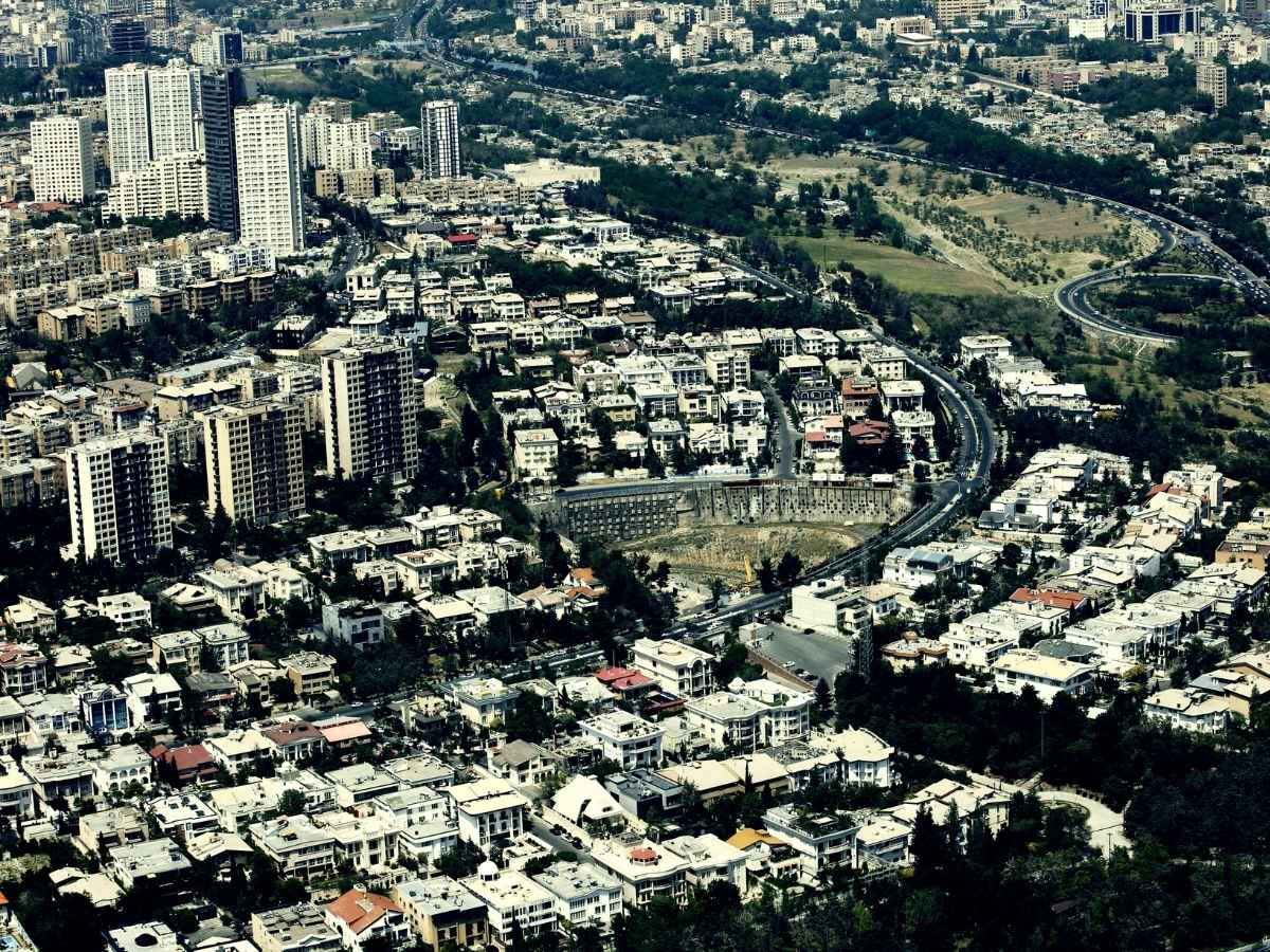 Veduta di Teheran dall'alto