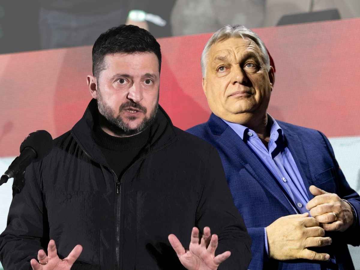 Volodymyr Zelensky e Viktor Orbán