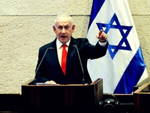 Benjamin Netanyahu alla Knesset