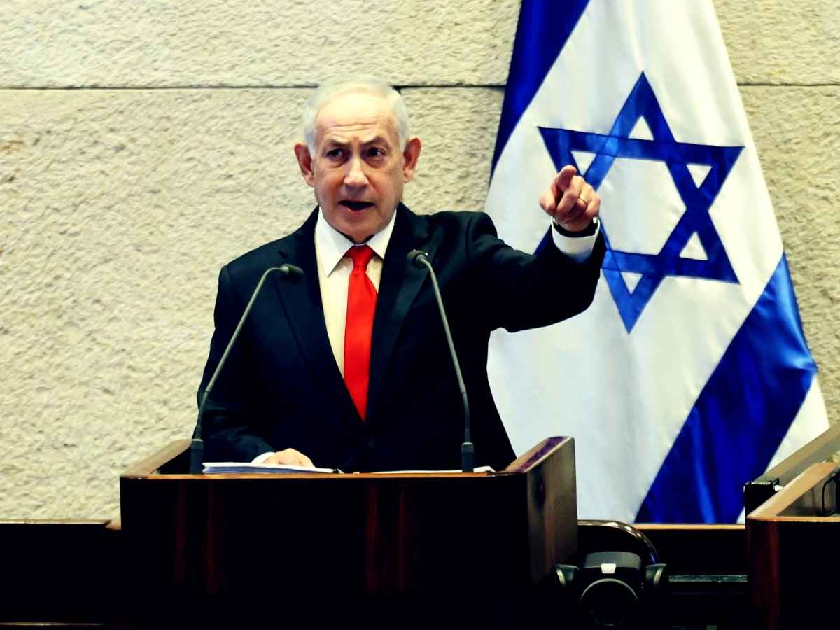 Benjamin Netanyahu alla Knesset