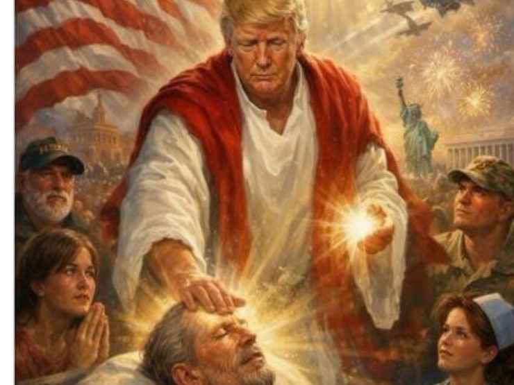 Donald Trump in vesti bibliche