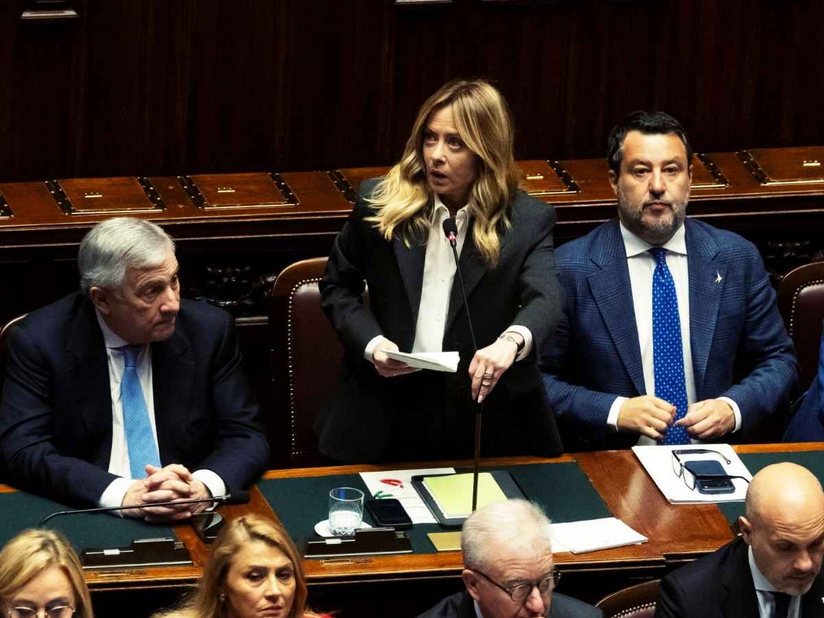 Giorgia Meloni alla Camera