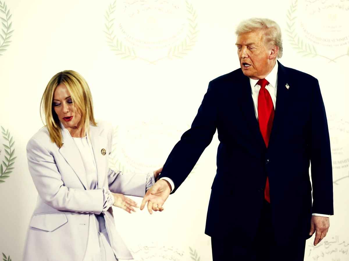 Giorgia Meloni e Donald Trump