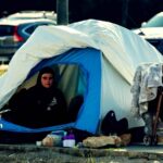 Una sfollata in Libano