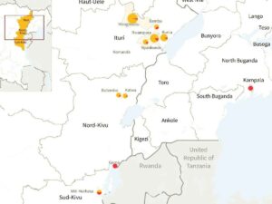 Mappa virus Ebola