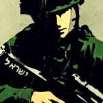 Murales di un soldato di Israele