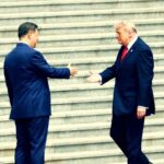 Xi Jinping e Donald Trump a Pechino