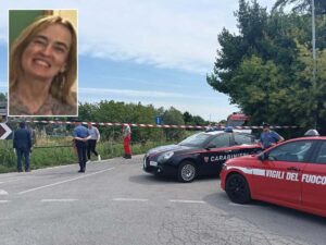 Vigili del fuoco e carabinieri al lavoro per il ritrovamento del cadavere di Chiara Guerra