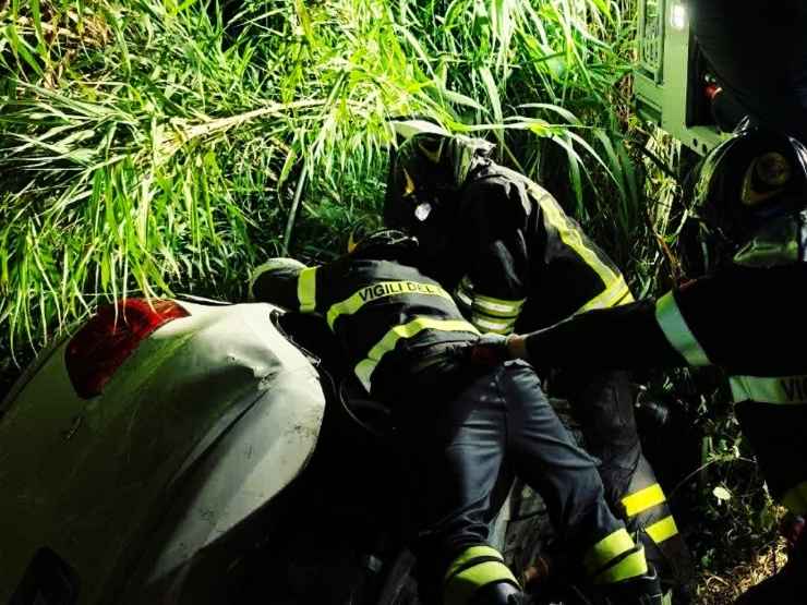 Incidente stradale a Roma