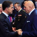 Mark Rutte e Guido Crosetto
