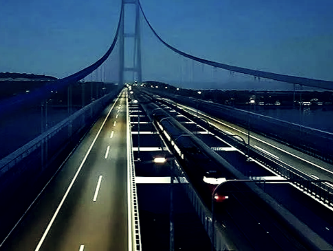 Ponte Stretto di Messina, un rendering